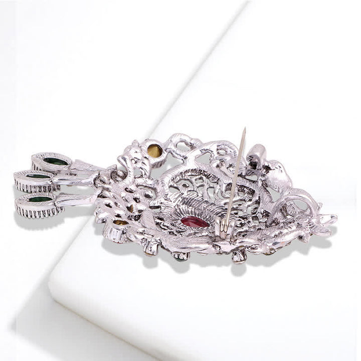 Broche de gota de agua bohemio exótico para mujer