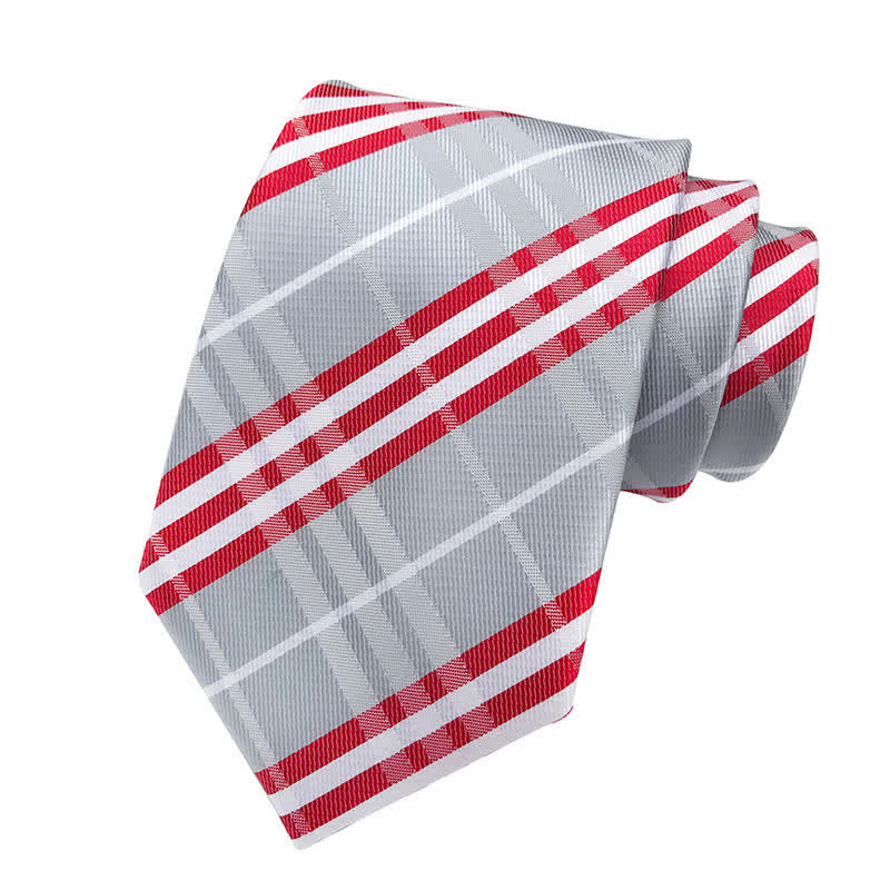 Corbata clasica escocesa a cuadros para hombre 