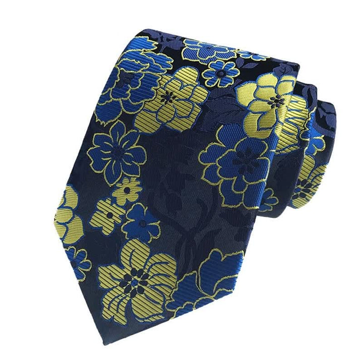 Conjunto de 3 corbatas con estampado floral para hombre