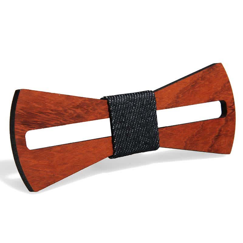 Pajarita de madera divertida y creativa para hombre