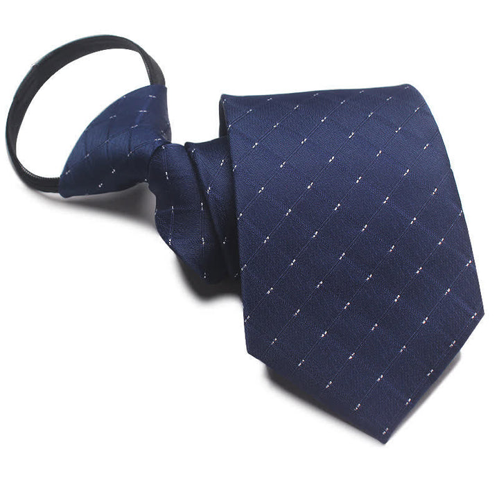 Corbata con cremallera moderna para hombre Corbata de hombre de negocios