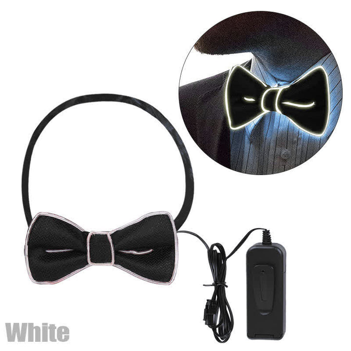 Pajarita luminosa con luz LED para hombre