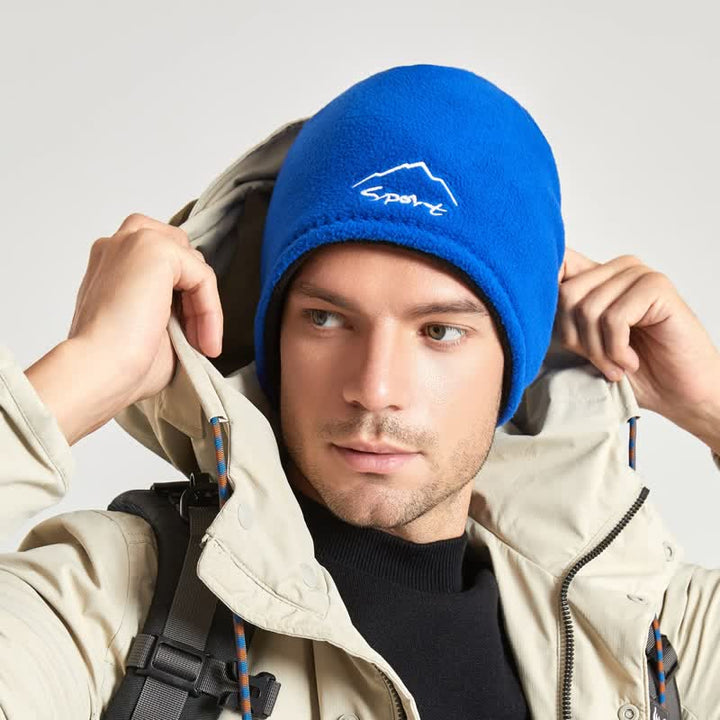 Gorro polar reversible, cálido y resistente al viento