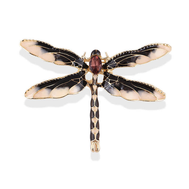 Broche de libélula esmaltado muy bonito para mujer