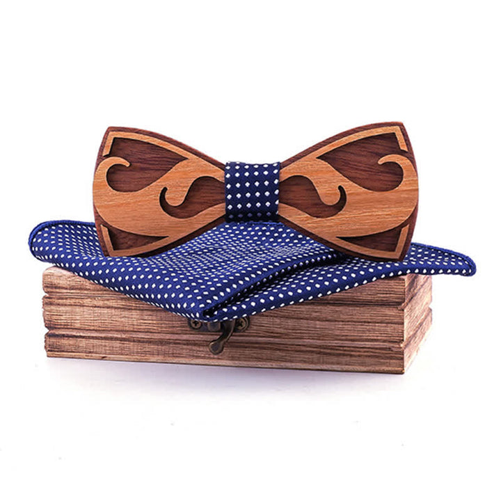 Juego de 2 pajaritas de madera para tallar barbas de hombre