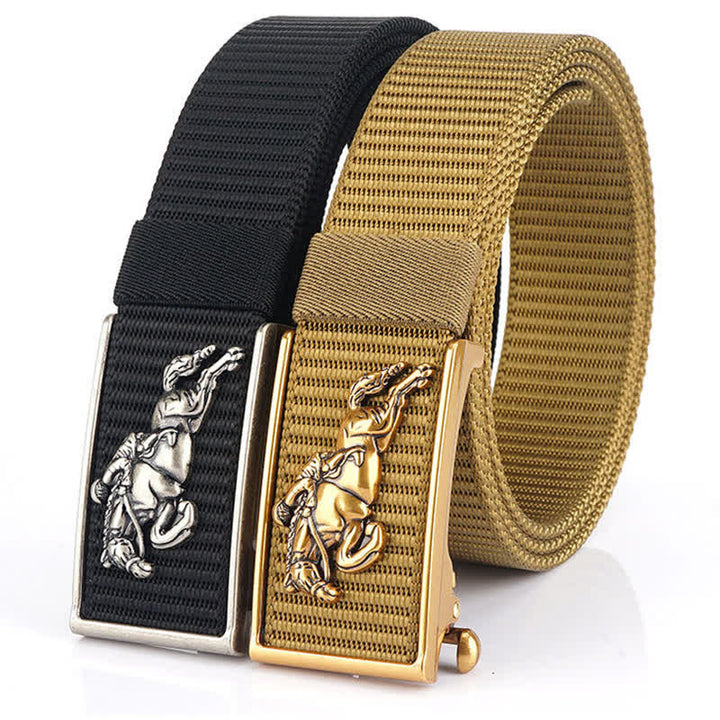 Cinturón de nailon para montar a caballo para hombre