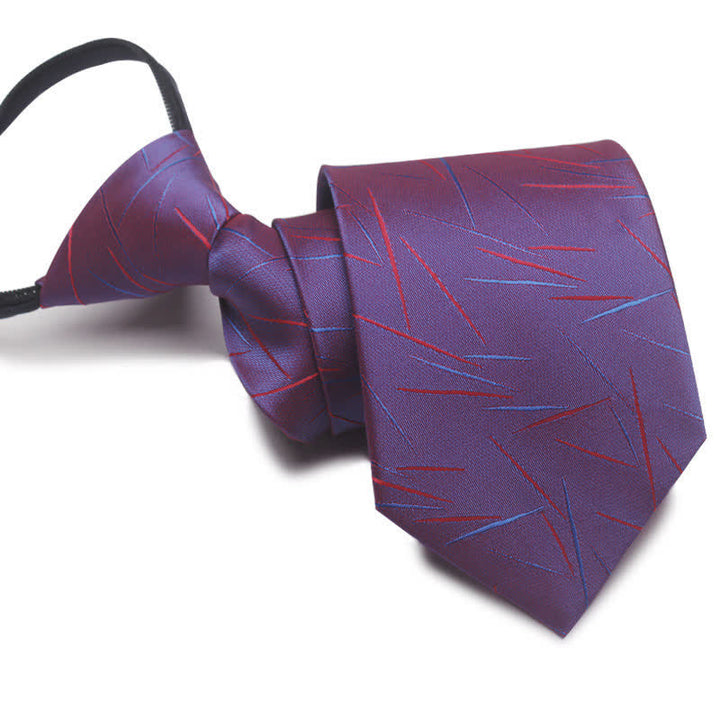 Corbata con cremallera moderna para hombre Corbata de hombre de negocios