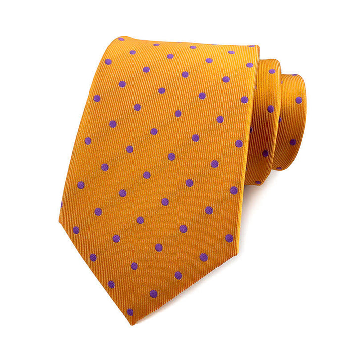 Corbata de lunares para hombre