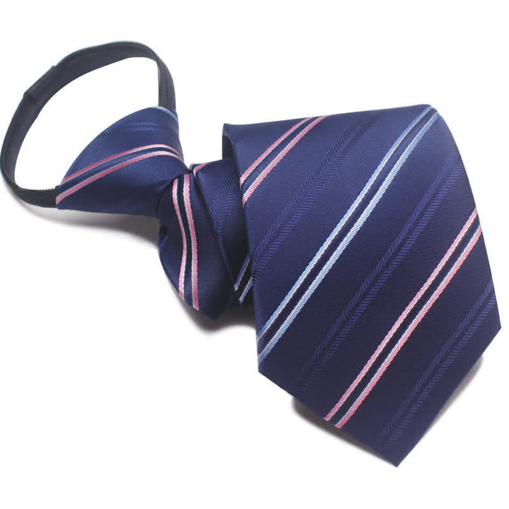 Corbata con cremallera moderna para hombre Corbata de hombre de negocios