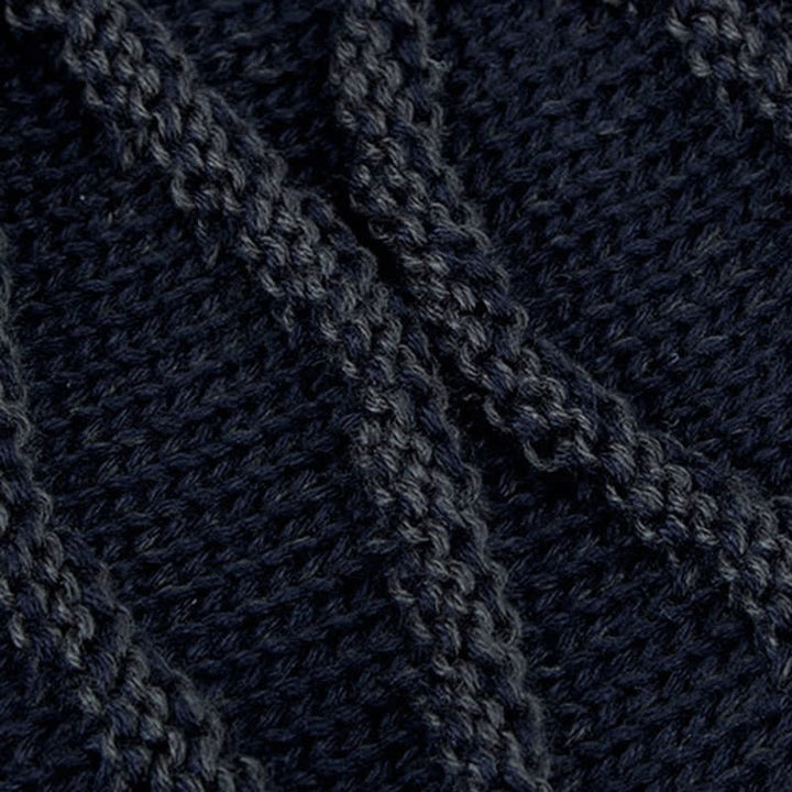 Gorro de punto de cinco estrellas con forro polar