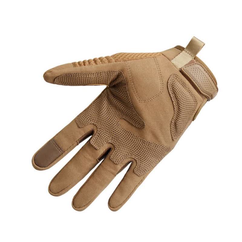 Guantes tácticos de goma con nudillos duros para pantalla táctil