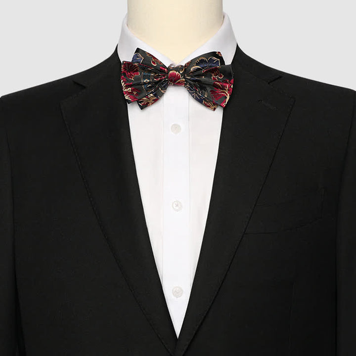 Pajarita con estampado floral de cerezo y lirios de Harmony para hombre