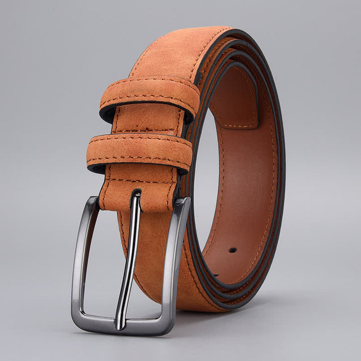 Cinturón de cuero PU mate resistente para hombre