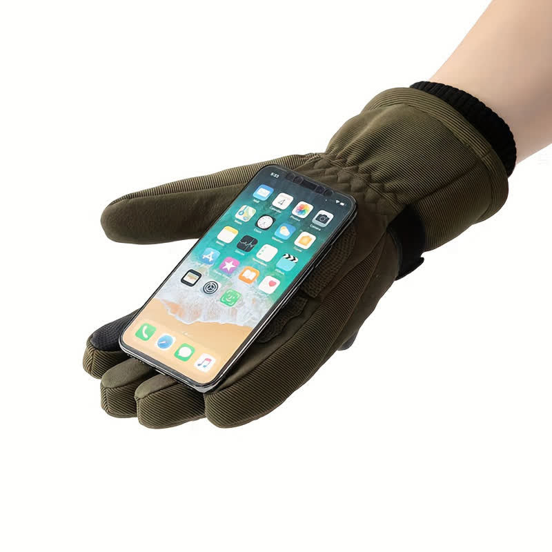 Guantes tácticos protectores térmicos de invierno para todos los dedos