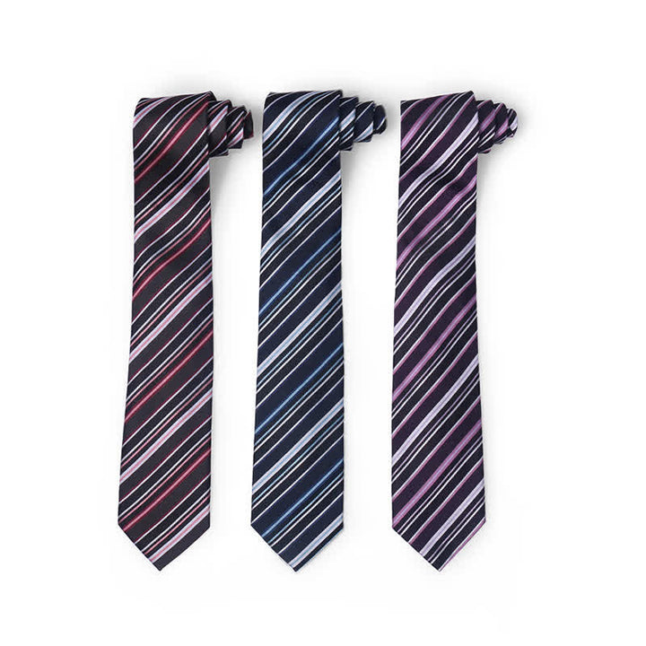Corbata de rayas de negocios de la Academia para hombres