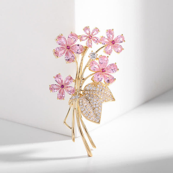 Broche de ramo con temperamento para mujer