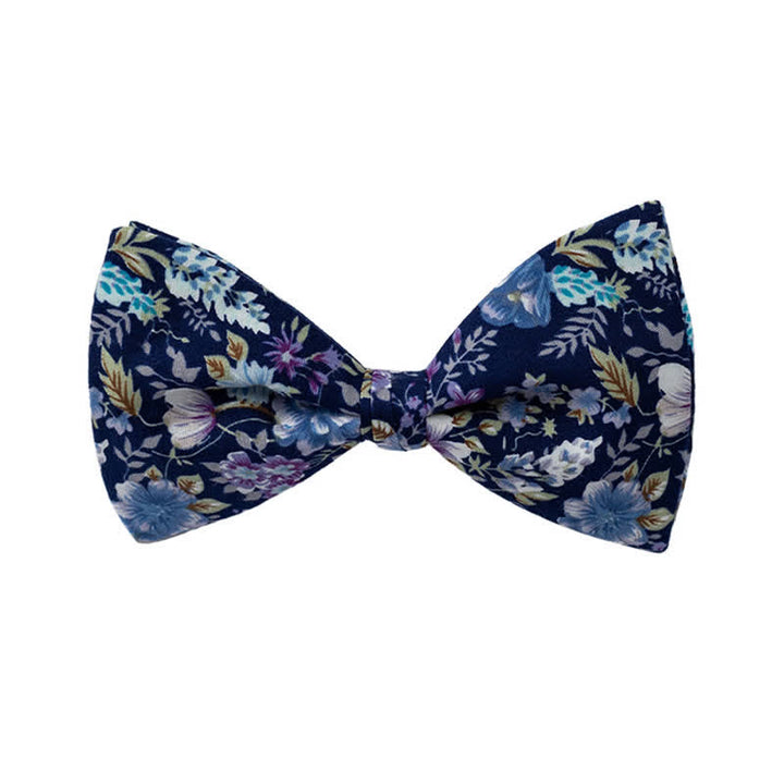 Pajarita de boda con estampado floral para hombre