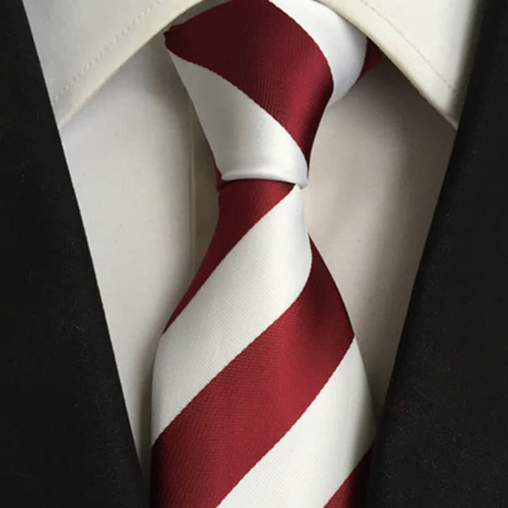 Corbata de rayas Peppy Block para hombre