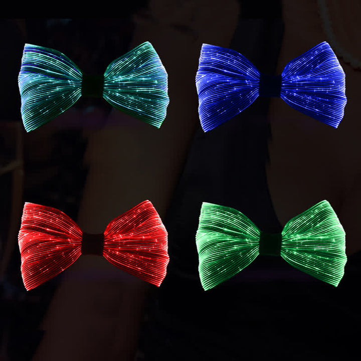Pajarita LED mágica recargable para hombre