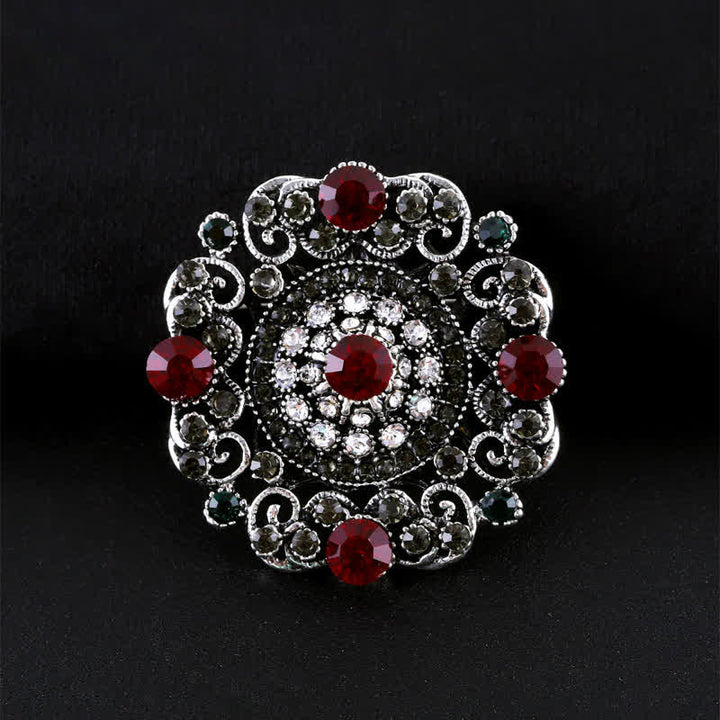 Broche de cristal barroco de palacio para mujer