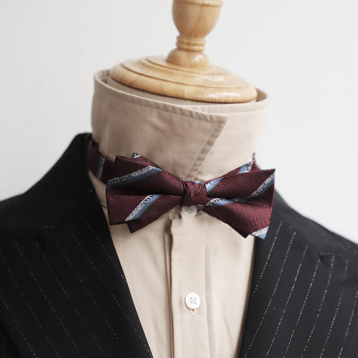 Pajarita de caballero de la serie Burgundy para hombre