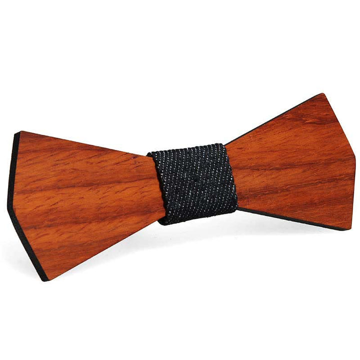 Pajarita de madera divertida y creativa para hombre