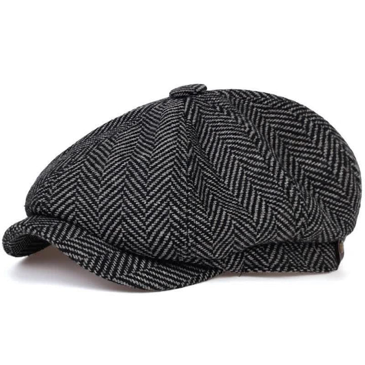 Boina octogonal con diseño de espiga de Peaky Blinders