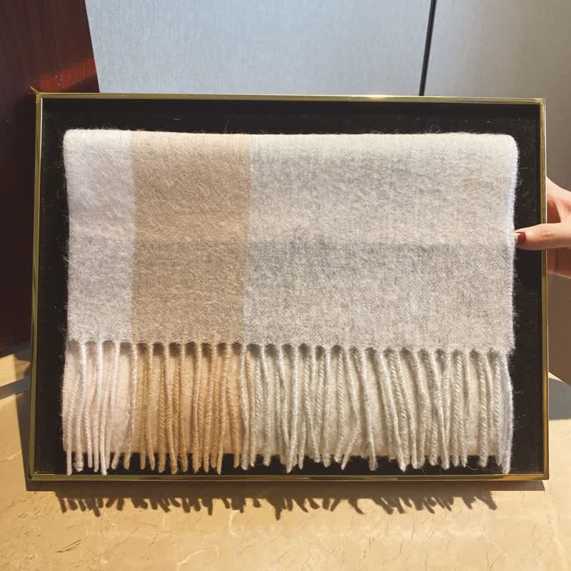 Bufanda unisex de cuadros grandes y cálidos de Lamb Edinburgh - #16 - image 32