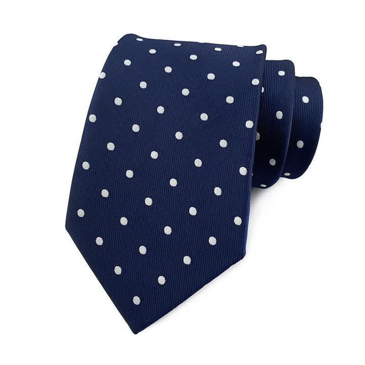Corbata de lunares para hombre