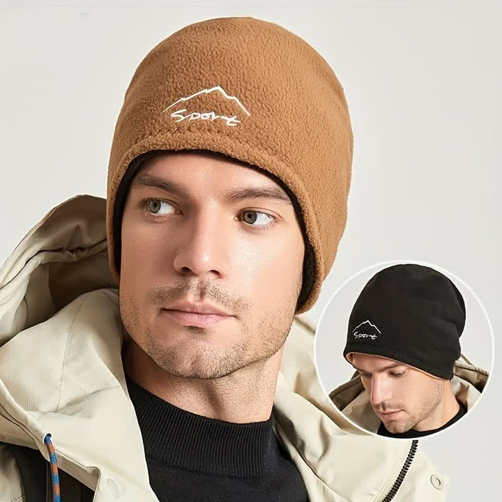 Gorro polar reversible, cálido y resistente al viento