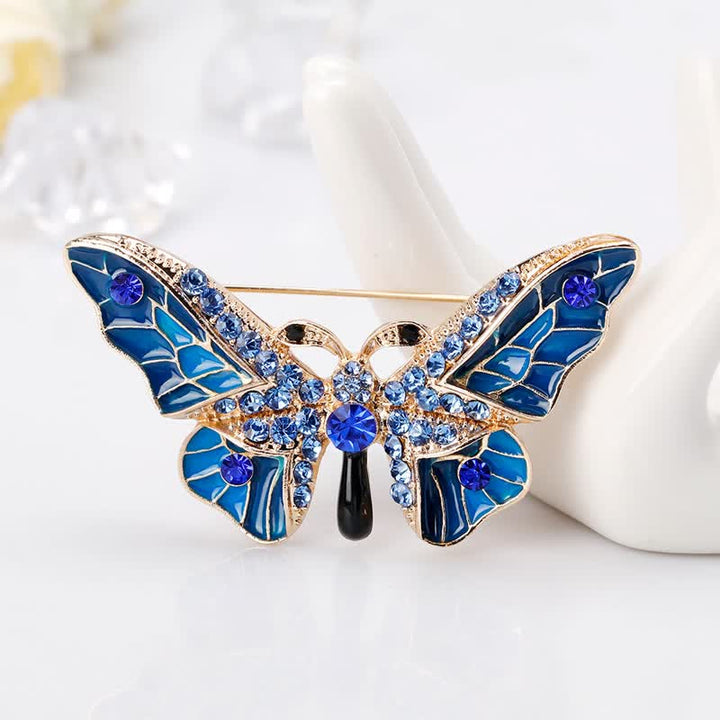 Broche elegante de mariposa de cuento de hadas para mujer