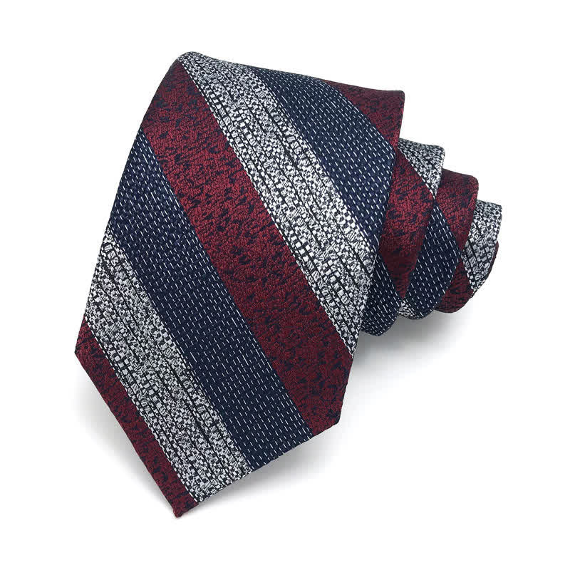 Corbata ancha de rayas Múltiples para hombre