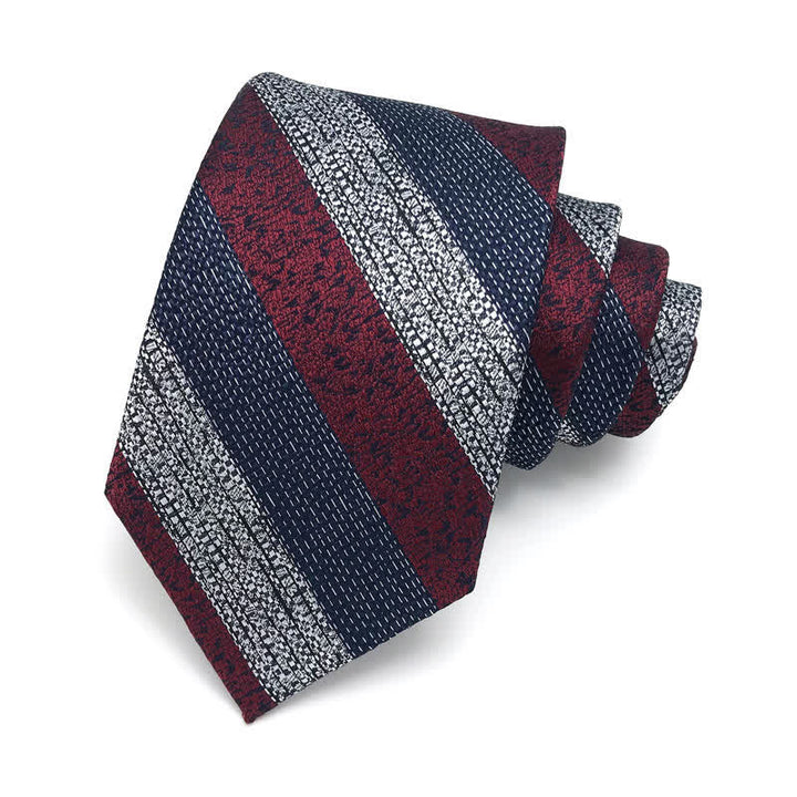 Corbata ancha de rayas Múltiples para hombre