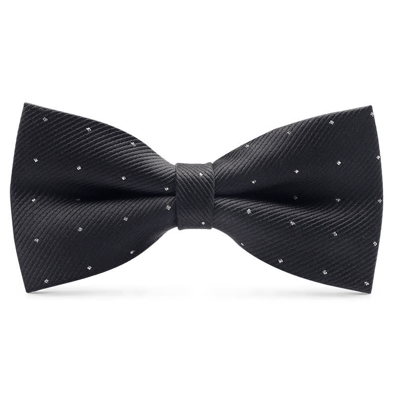 Pajarita de esmoquin formal con lunares para hombre