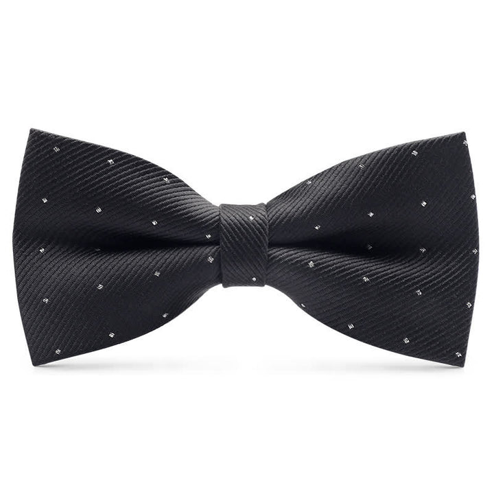 Pajarita de esmoquin formal con lunares para hombre