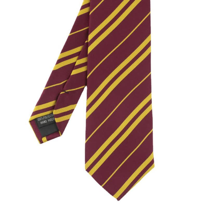 Corbata de rayas para cosplay de Halloween de la escuela de magos para hombres