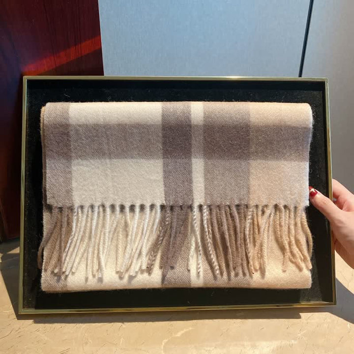 Bufanda unisex de cuadros grandes y cálidos de Lamb Edinburgh - #11 - image 25