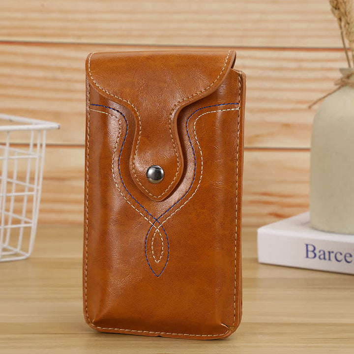 Funda para teléfono con clip para cinturón para colgar en posición vertical