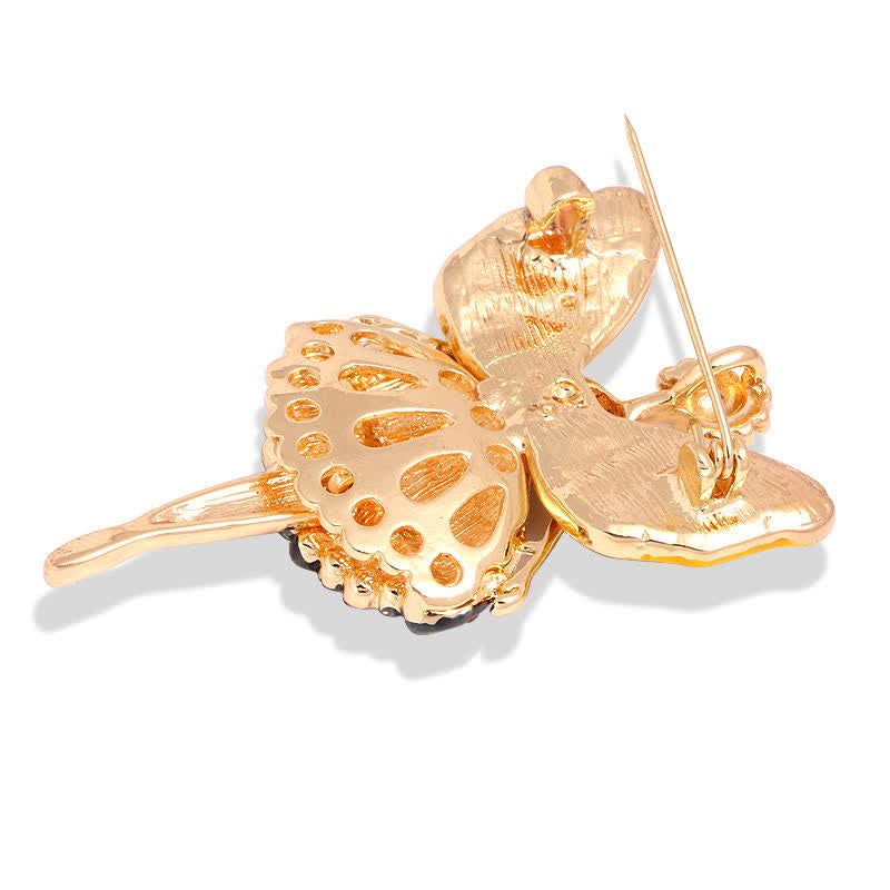 Broche de bailarina para vestido delicado y brillante para mujer