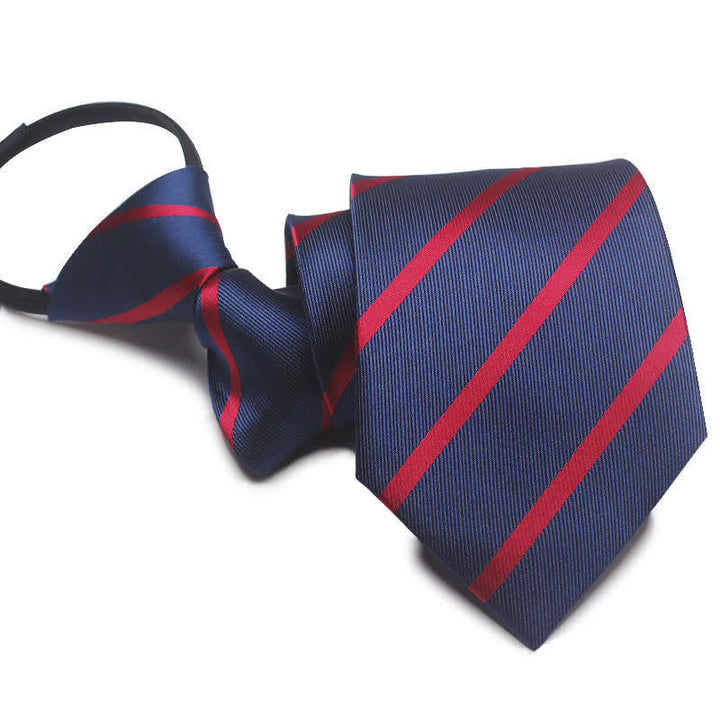 Corbata con cremallera moderna para hombre Corbata de hombre de negocios
