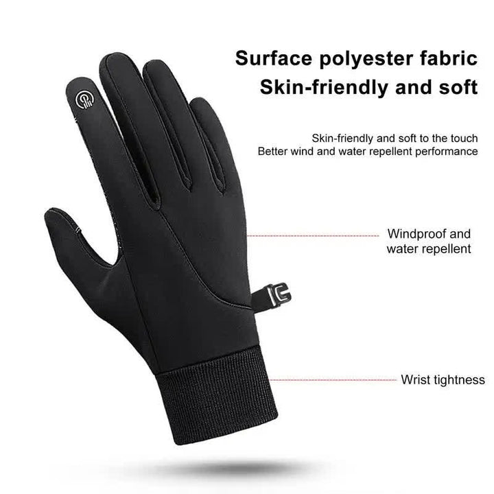 Guantes tácticos extensibles con pantalla táctil para montar en invierno