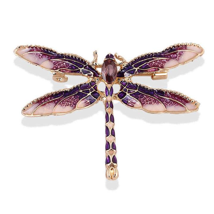 Broche de libélula esmaltado muy bonito para mujer