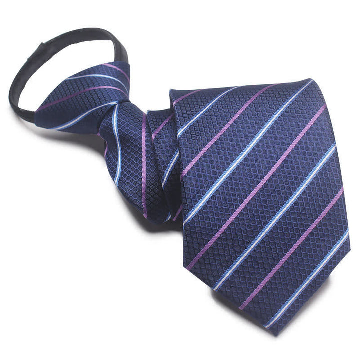 Corbata con cremallera moderna para hombre Corbata de hombre de negocios