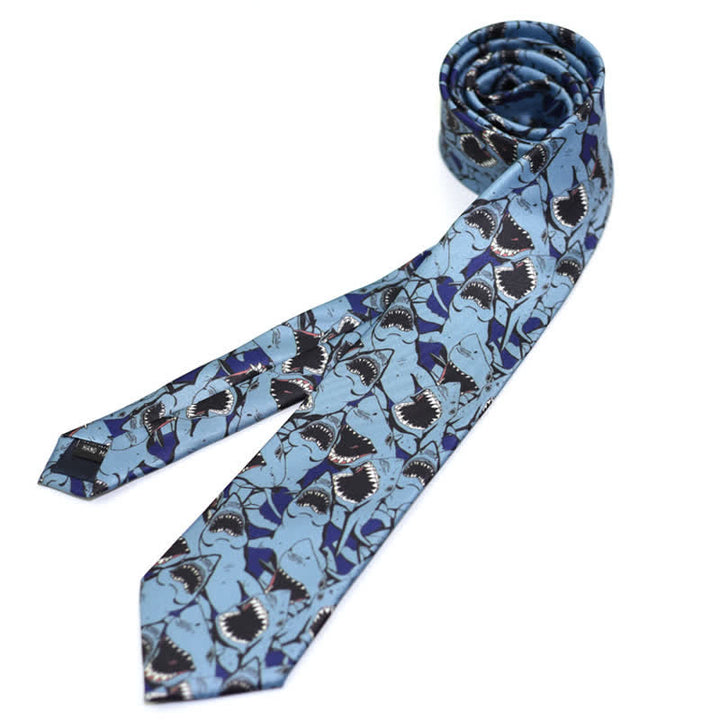 Corbata estampada divertida y creativa para hombre. 