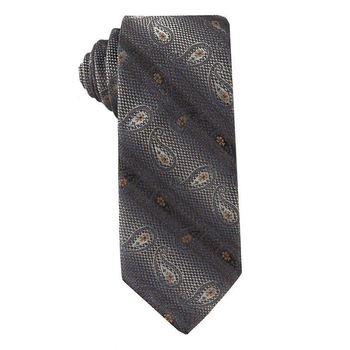 Corbata retro marrón para hombre