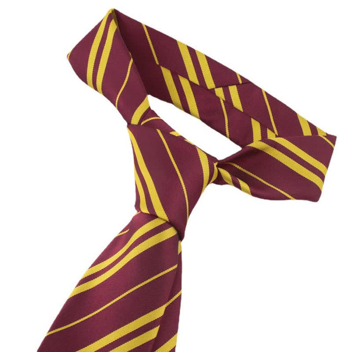 Corbata de rayas para cosplay de Halloween de la escuela de magos para hombres