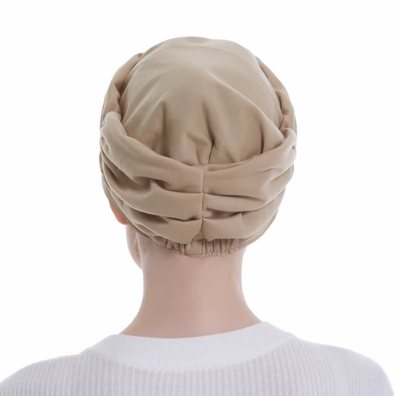 Gorra de béisbol plisada con ala suave para mujer