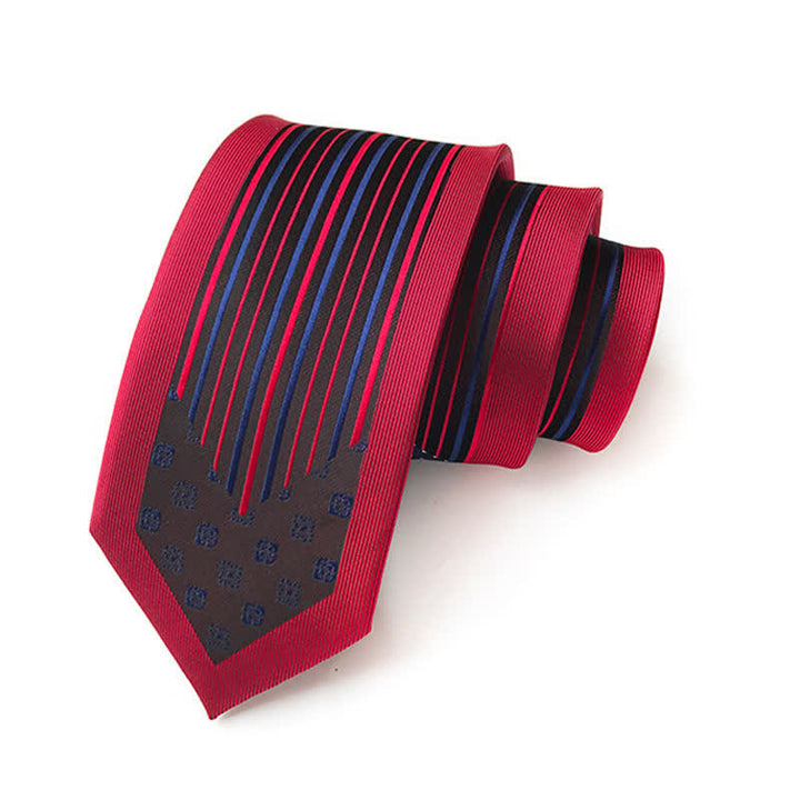 Corbata de rayas con estampado floral Paisley Inspire para hombre