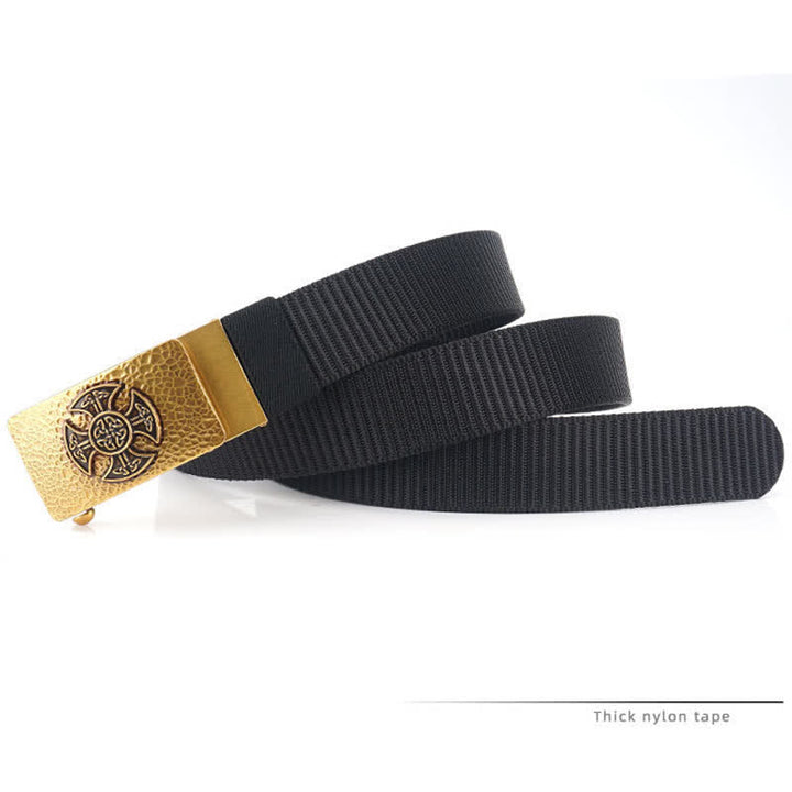 Cinturón de nailon para ocio de estilo retro para hombre