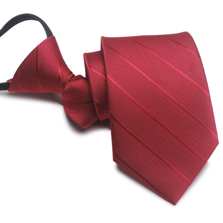 Corbata con cremallera moderna para hombre Corbata de hombre de negocios